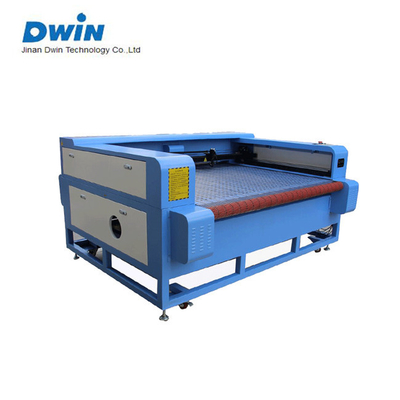 Découpeuse de alimentation automatique de laser de 80 watts 130W 150W pour des matériaux de tissu de textile de tissu de petit pain